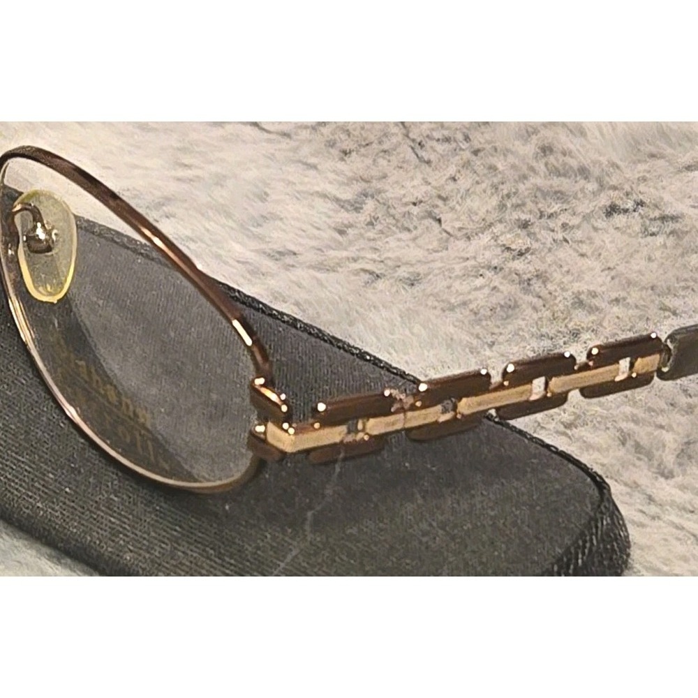 VTG DIAHANN CARROLL DC030 BRZ Bronze Oval Eyeglasses Frames 53-19-140mm